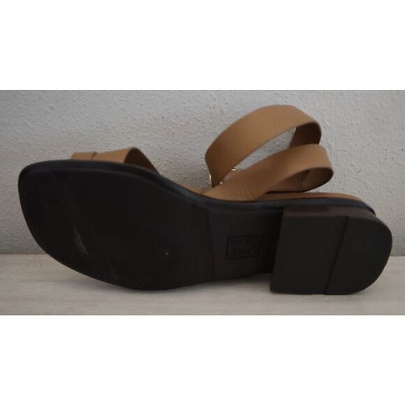 Naturalizer Women's Sz 8.5M Saddle Tan Leather Birch Ankle Strap Sandals - Picture 6 of 12